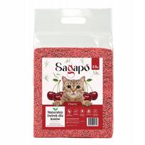 Ekologiškos SAGAPO tofu kraikas katėms, vyšnių kvapo, 2,5 kg