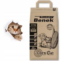 Kraikas katėms Super Benek Corn Cat Ultra, 14 l, smulkių grūdelių, kukurūzų pagrindu