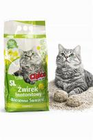 Katinų kraikas CHICO, bentonitinis, pavasario gaivos kvapas, 5 l, smulkus