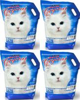 Silikoninis kraikas katėms Benek Crystal, 4 x 7,6 l (30,4 l), bekvapis, stambios frakcijos