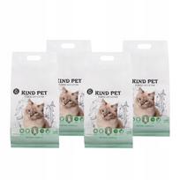 Kačių kraikas CARINIO KindPet, tofu, susiformuojantis, 4 x 2,5 kg (24 l)