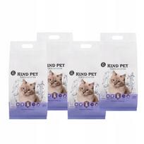Katinų kraikas CARINIO Kind Pet, levandų, tofu, 4 x 2,5 kg (24 l)