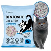 Katinų kraikas, bentonitinis, 5 l, susiformuojantis, be dulkių, antibakterinis