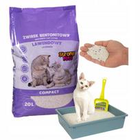 Kraikas katėms Strong Pets, bentonitinis, levandų kvapo, 20 l