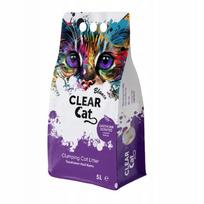 Katinų kraikas Clear Cat Blanco Lavender, bentonitinis, 5 l