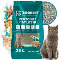 Kraikas katėms ZOONEST, bentonitinis, bekvapis, 25 l