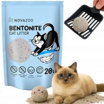 Kraikas katėms BENTONITE, 20 l, bekvapis, sušokantis, nedulkantis, natūralus