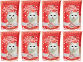 Katinų kraikas Super Benek Crystal Compact Stardust, silikoninis, 8 x 3,8 l