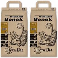 Kraikas katėms Super Benek Corn Cat Golden, 28 L, stambių granulių