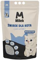Bentonitinis kačių kraikas Miłek, 5 l, susiformuojantis, be dulkių, natūralus