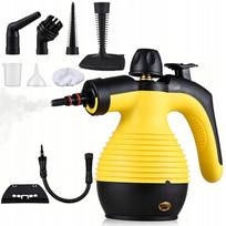 Garų valytuvas 1050W, 350 ml, langams, plytelių tarpams, apmušalams, su 9 priedais