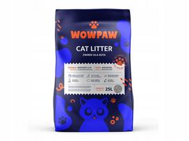 Kačių kraikas WowPaw, bentonitinis, bekvapis, susiformuojantis, 25 l