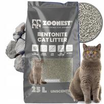 Kačių kraikas ZOONEST bentonitinis, bekvapis, nesiformuoja dulkės, 25 l