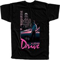 Drive V9 Movie Poster Ryan Gosling T-Shirt Black S juoda