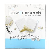 BNRG, Power Crunch Protein Energy Bar, French Vanilla Cream, 12 bars, 40 g (1.4 oz) each
