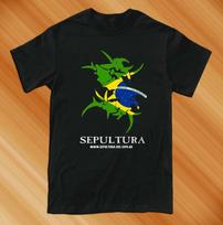 26 SEPULTURA Metalinis Roko Grupės Vyriškas Marškinėliai Juoda Balta Dydis S-5XL Unisex Marškinėliai XXXXL green