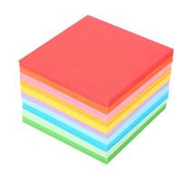 520 pcs Folding Double Sided Colorful Origami Crane Craft Sheets 7x7 cm, Bright colors for exciting kids imagination,   Shape Origami Paper with