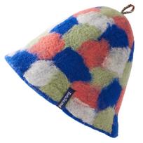 Wool Colorful Felt Sauna Hat Size Fits Prevents Stylish [CasualBox] 100% [One All/Blue] Overheating, mėlyna