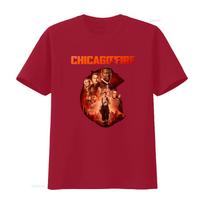 Chicago Fire TV laidos aktoriaus klasikiniai marškinėliai Dydžiai nuo M iki 3XL Pagaminta JAV vintage Išskalbti vyriški Laisvalaikio grafiniai streetwear S