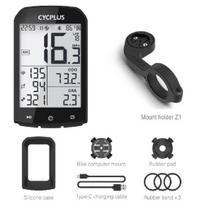 CYCPLUS M1 GPS dviračio kompiuterio dviračių spidometras Bluetooth 5.0 ANT+ Ciclismo greičio matuoklis, skirtas Garmin Zwift dviračių priedams M1 and holder Z1