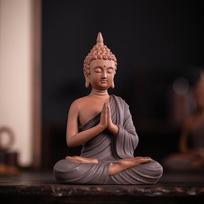 Southeast Asia Thai Buddha Sakyamuni  Figure decoration statue-Ceramic Handmade Sculpture Home Room Office Garden Decoration
