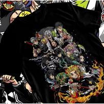 Hashira TShirt Demon Slayer Kimetsu No Yaiba Tengen Rengoku Highquality Streetwear Is Suitable for Both Unisex Women 2026 Summer S