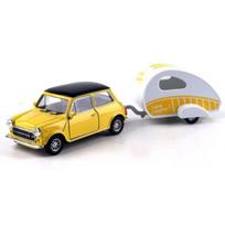 Welly 4,75  MINI ir Karavanas Mini Automobiliukas Metalinis yellow