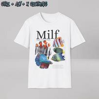MILF man I love fish shirt funny novelty 3XL