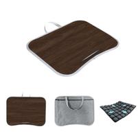 Minkšta pagalvė Pagalvėlė Nešiojamojo kompiuterio stalas ant kelių Paminkštintas dėklas Nešiojamas dizainas Rašymo paminkštintas dėklas Ergonomiškas Kietas pelės kilimėlis Mažas pagalvės stalas beige