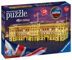 3D dėlionė Ravensburger Bekingemo rūmai, naktinis leidimas, 216 d., 12529