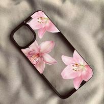Mielas rožinis gėlių Sakura lelija skaidrus telefono dėklas Redmi Note 14 13 12 9 10 11 Pro Plus 5G Redmi 14C 13C 12C 4G smūgiams atsparus dangtelis Redmi Note 14 Pro 4G (Global)