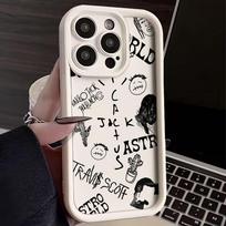 Luxury Travis Scott Cactus Jack Phone Case for IPhone 16 15 14 13 12 11 Pro Max Mini XR XS X 7 8 Plus Soft TPU Back Cover iPhone X XS