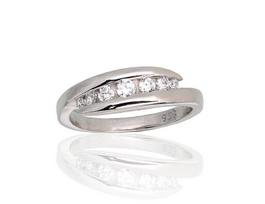 Sidabrinis žiedas Diamond Sky "Camellia II" DS01G348