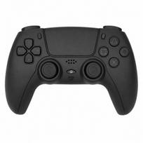 Belaidis Bluetooth žaidimų pultelis, suderinamas su PS4, PC, Android ir iOS, su vibracija, Touch Pad, judesio jutikliu ir programuojamais galiniais mygtukais (T-411)