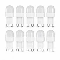 G9 LED lemputė 1,5W AC 220V Keraminė lempa Energiją taupanti šviesa Pakeisti 15W halogeninę lemputę šviestuvui, lubų apšvietimui 10PCS COLD WHITE