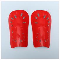 TULX Perforated Soccer Training Shin Guards raudona