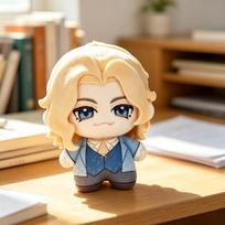 Cute Interview with The Vampire Plush Louis Lestat Mini Cotton Doll Vampire Character Keychain Pendant Fans Backpack Decor Gift 10cm