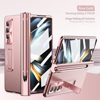 case for Samsung Z Fold 7 6 5 4 3 with Pen Slot Hinge protection Full coverage tough case Magnetic Anti-Fingerprint cover plain Galaxy Z Fold7