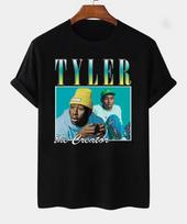 Men's and Women's T-shirts Tyler the Creator Men  Black Cotton Tee All Sizes S To 5XL L