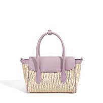 Niche design messenger bag bag casual simple light luxury handbag spring and summer new high-end cowhide woven bag