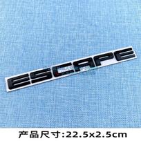 ESCAPE Anglų abėcėlės automobilio lipdukas 3D trimačio metalo automobilio apdailos lipdukas kėbulo modifikacija galinis lipdukas Glossy black model