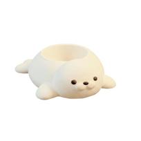 Home Decor Plant Flower Pot Storage Box Potted Plant Containers Cute Animal Seal Flowerpot  Office balta