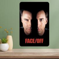 FaceOff Klasikinio Filmo Metalo Plakatas 20x30cm（7.8x11.8inch）