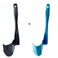 Kitchen utensil - Thermomix - GL07456 - Rotating spatula - 2 pieces - Black and Blue juoda