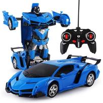 Voiture électrique - Voiture télécommandée 2 en 1 RC voiture conduite - Bleu - Pour enfants de 6 ans et plus mėlyna