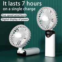 Portable Electric Fan Air Conditioner Mini Cooler Rechargeable Handheld Fan USB Home Outdoor Handheld Bladeless Cooling balta