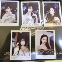 Teleca Prom Store exclusive signed Polaroid photo card for sale.