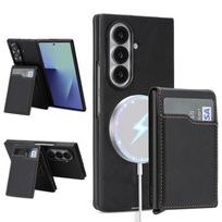 case for Samsung Z FOLD 7 6 5 4 3 Magnetic stand protective cover Shock Proof Anti-Fingerprint full coverage tough shell plain Galaxy Z Fold7 juoda