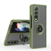 case for Samsung Z Fold 7 6 5 4 3 Ring holder full coverage tough case Shock Proof Anti-Fingerprint cover Dustproof plain Galaxy Z Fold7