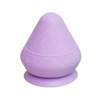Silicone Adsorption Fascia Ball Massage Cone for Plantar Lumbar Back Shoulder Neck Full Body Meridian Acupoint Massage Muscle violetinė